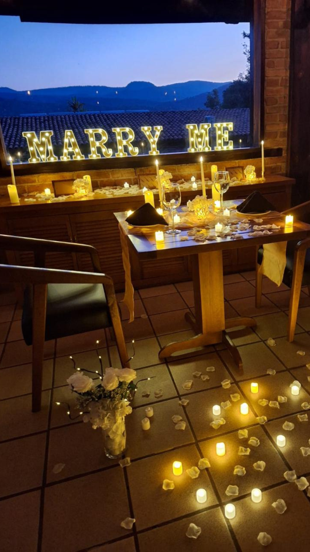 Cena romántica Orgánico