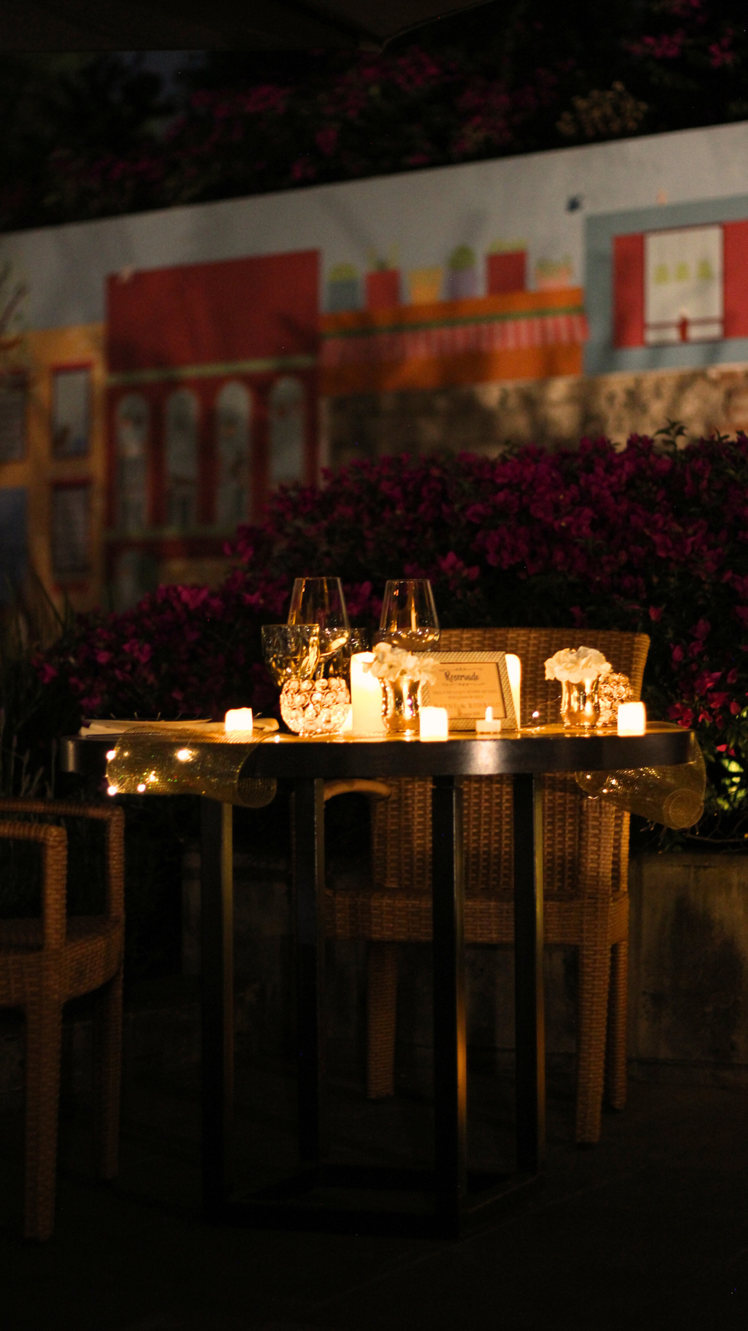 Cena romántica San Ángel CDMX