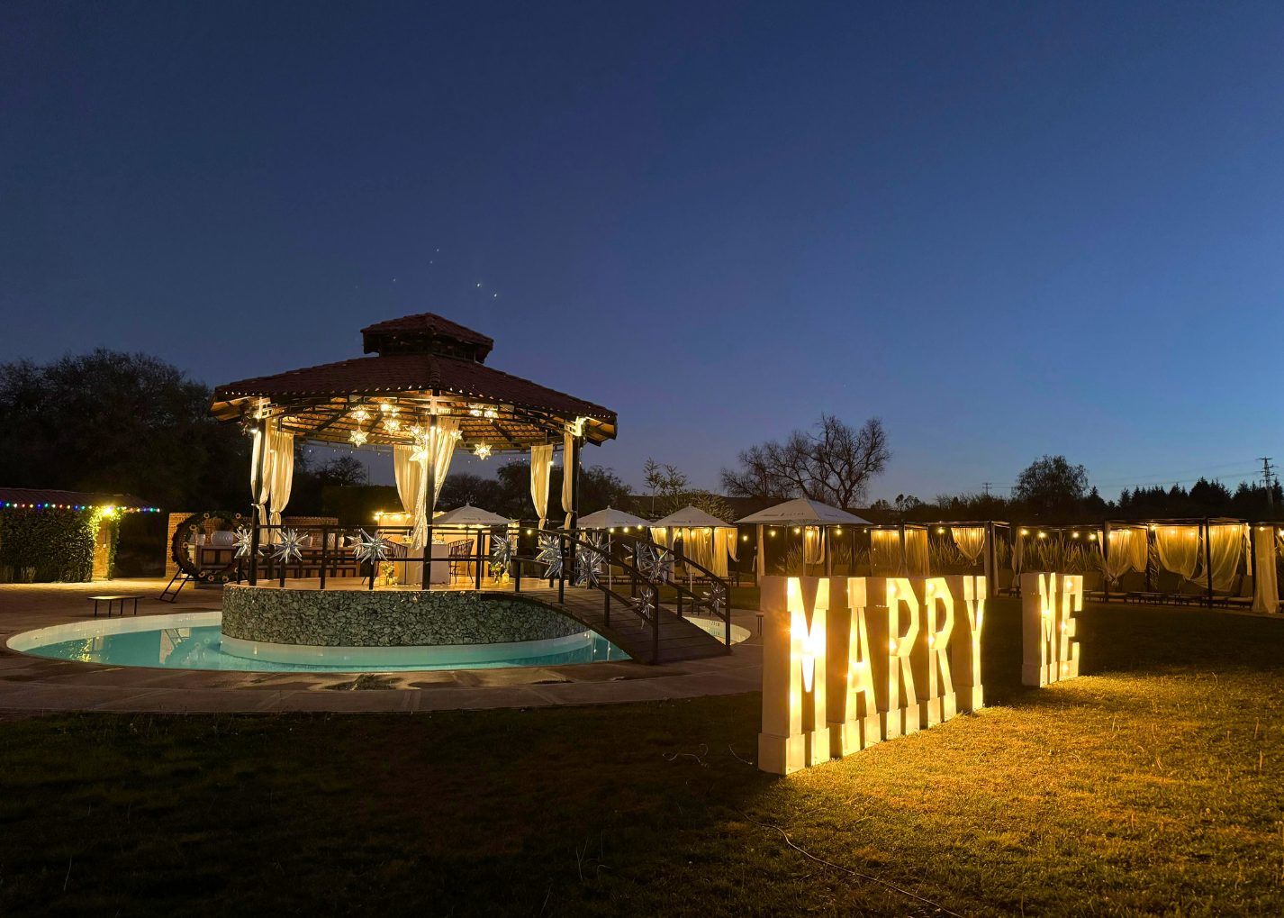 Cena privada Kiosco San Miguel de Allende