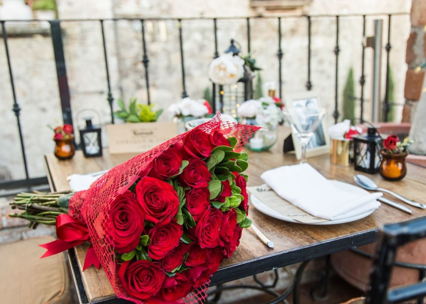Cena romántica Parroquia San Miguel de Allende