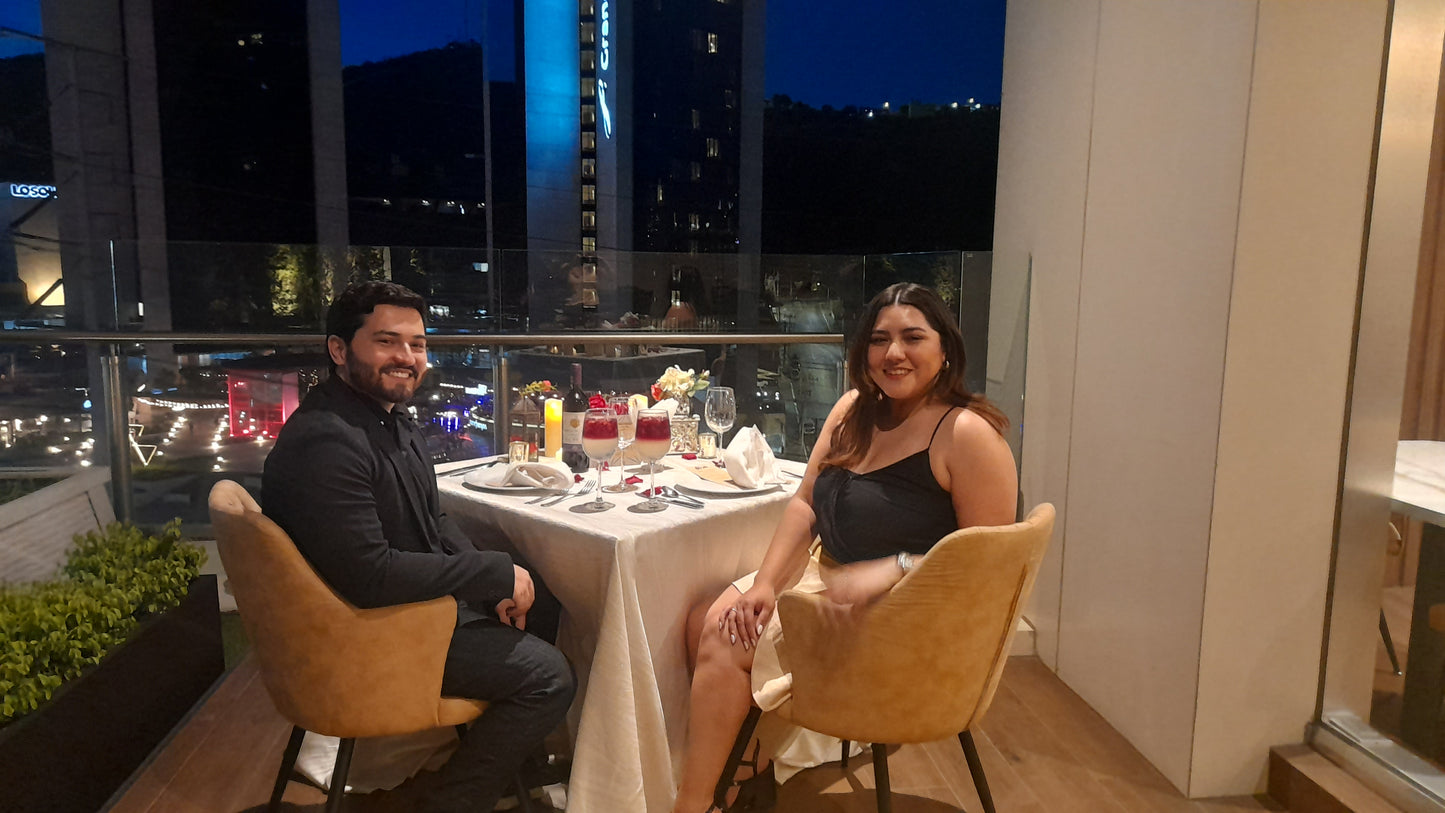 cena romantica en monterrey