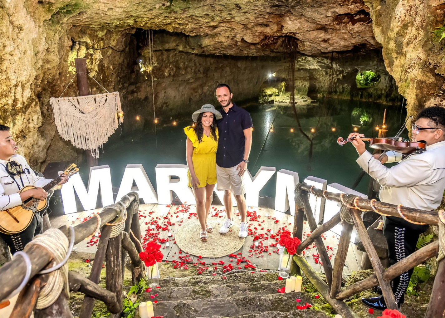 Cena privada Cenote Playa del Carmen
