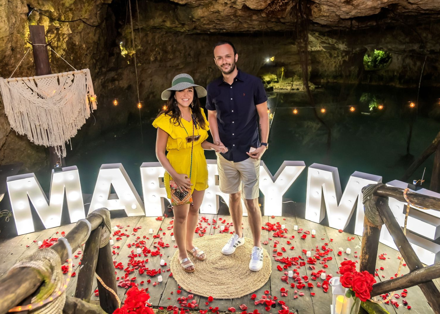 Cena privada Cenote Playa del Carmen