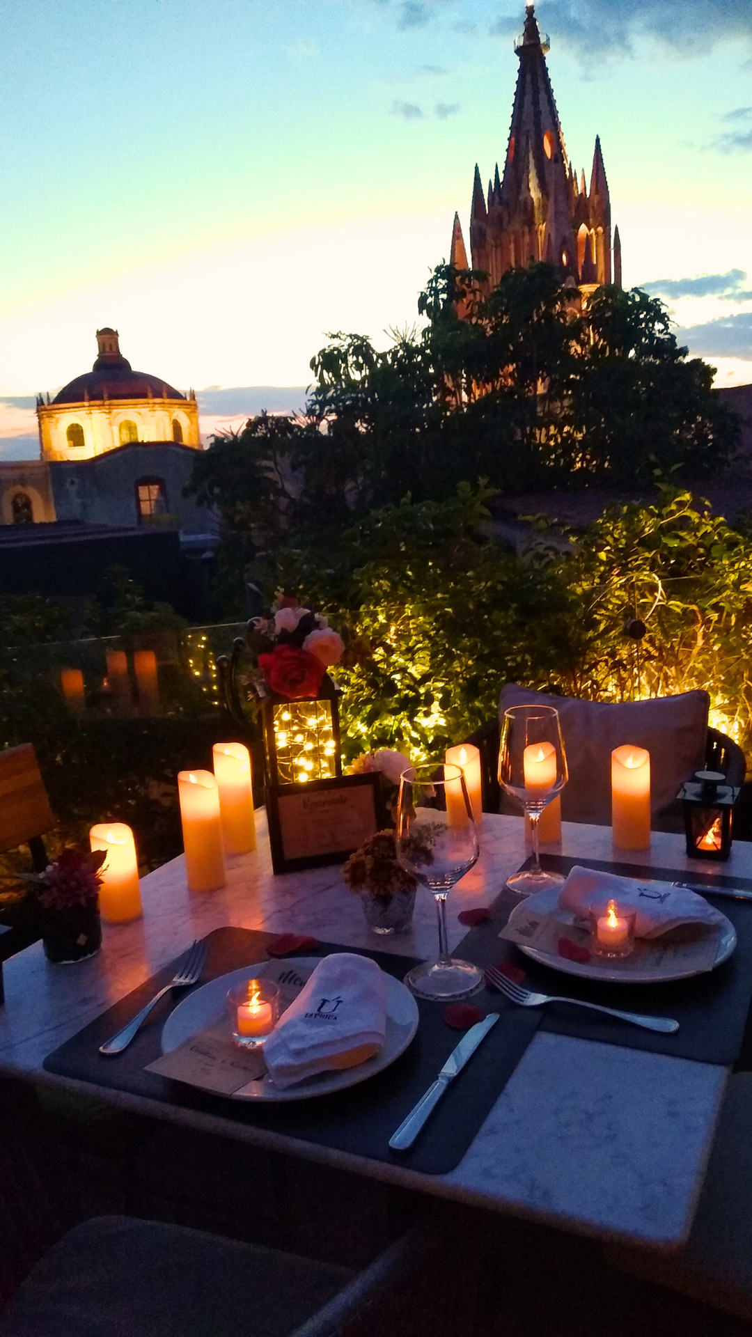 Cena romántica Premium San Miguel de Allende