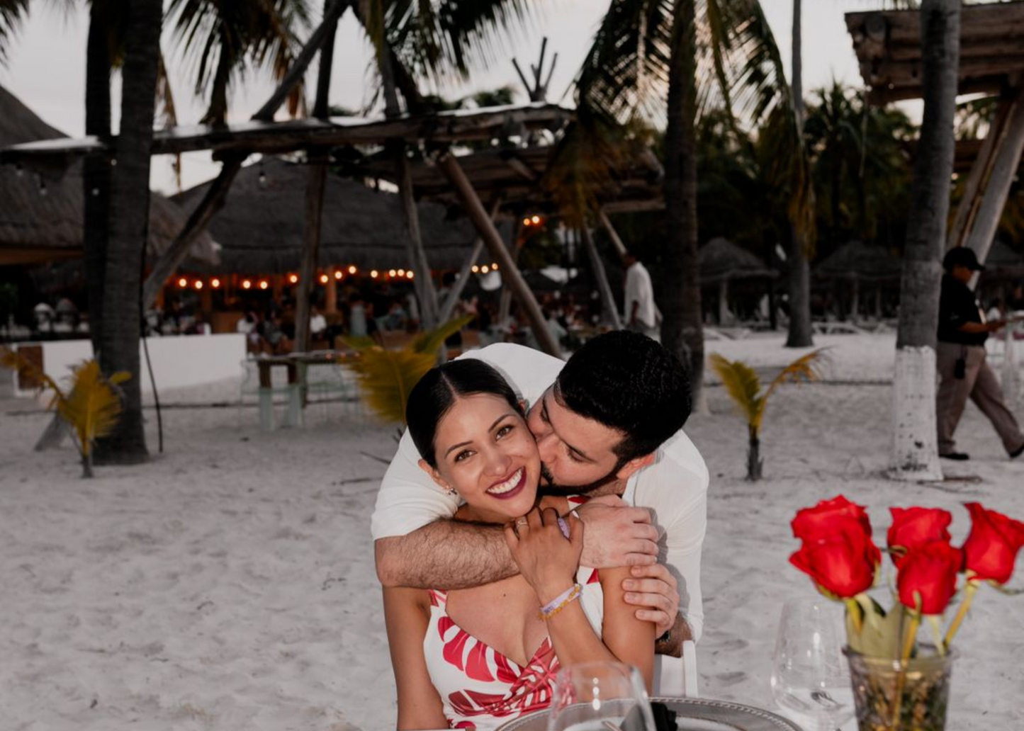 Cena romántica Playa Cancún