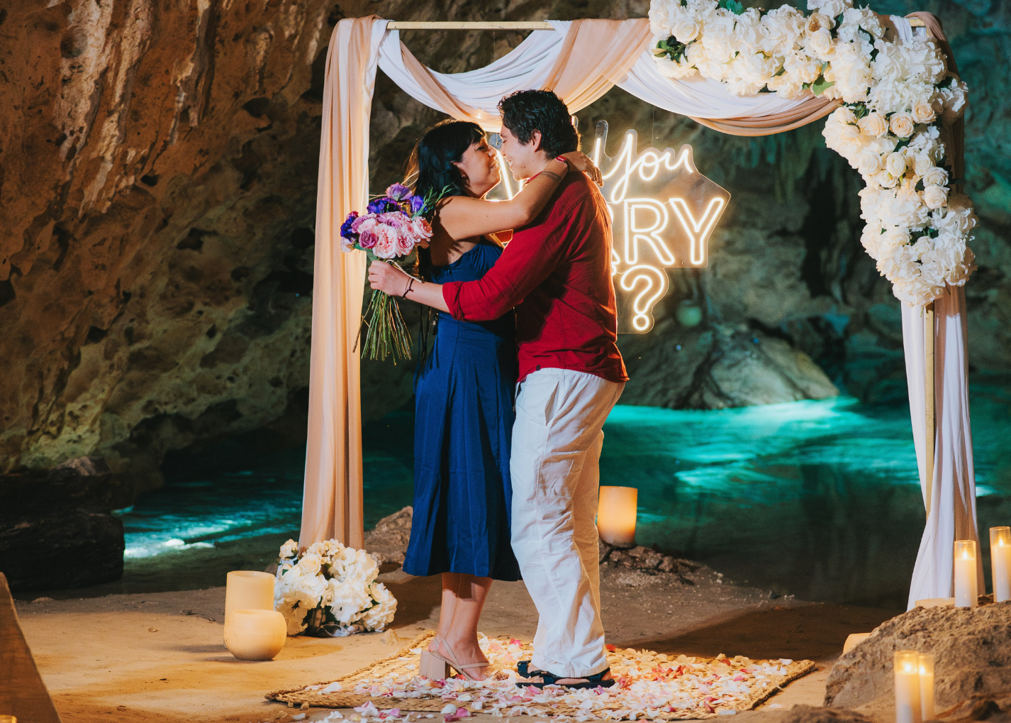 Cena privada Cenote Akumal