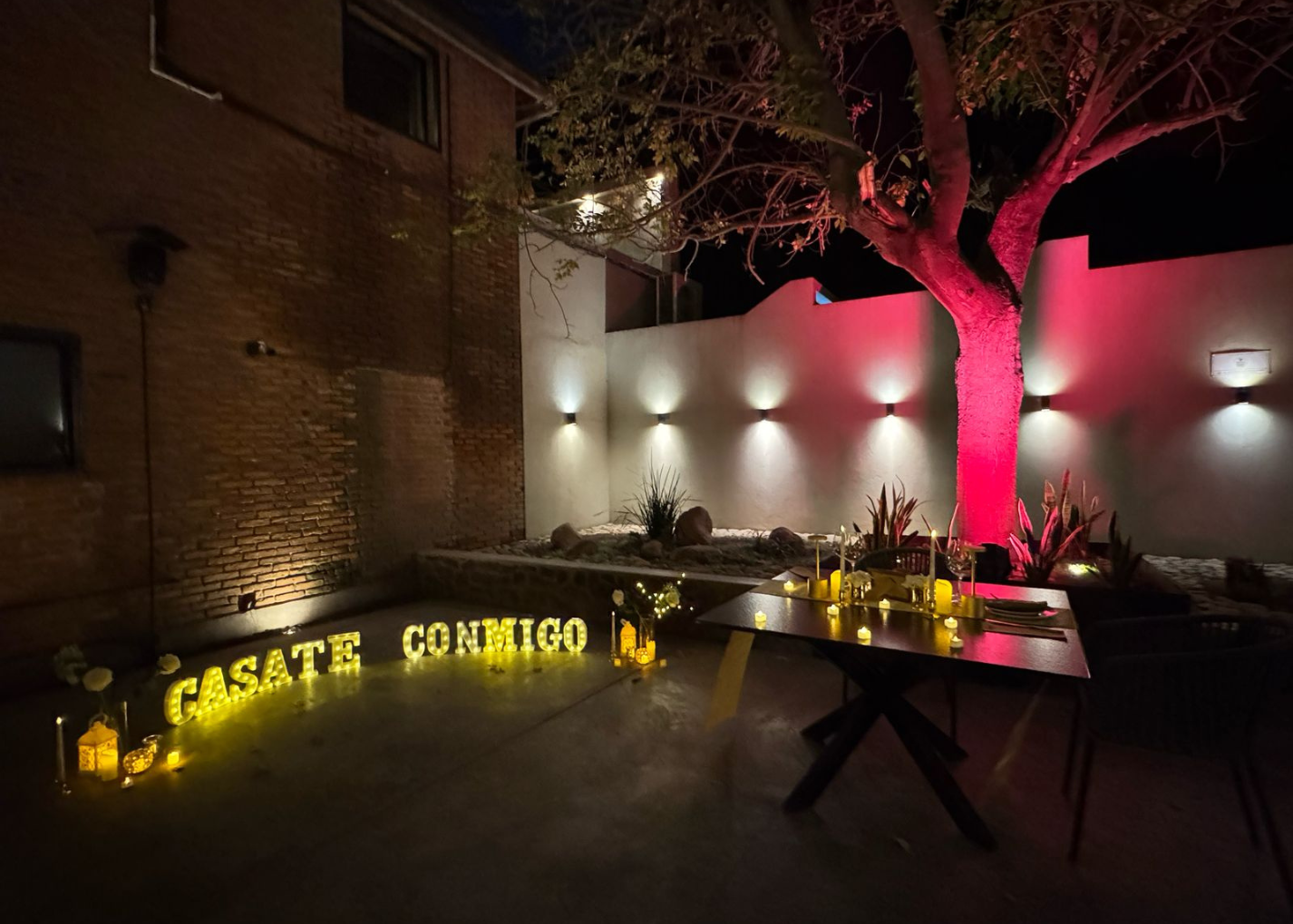 Cena privada Patio SLP