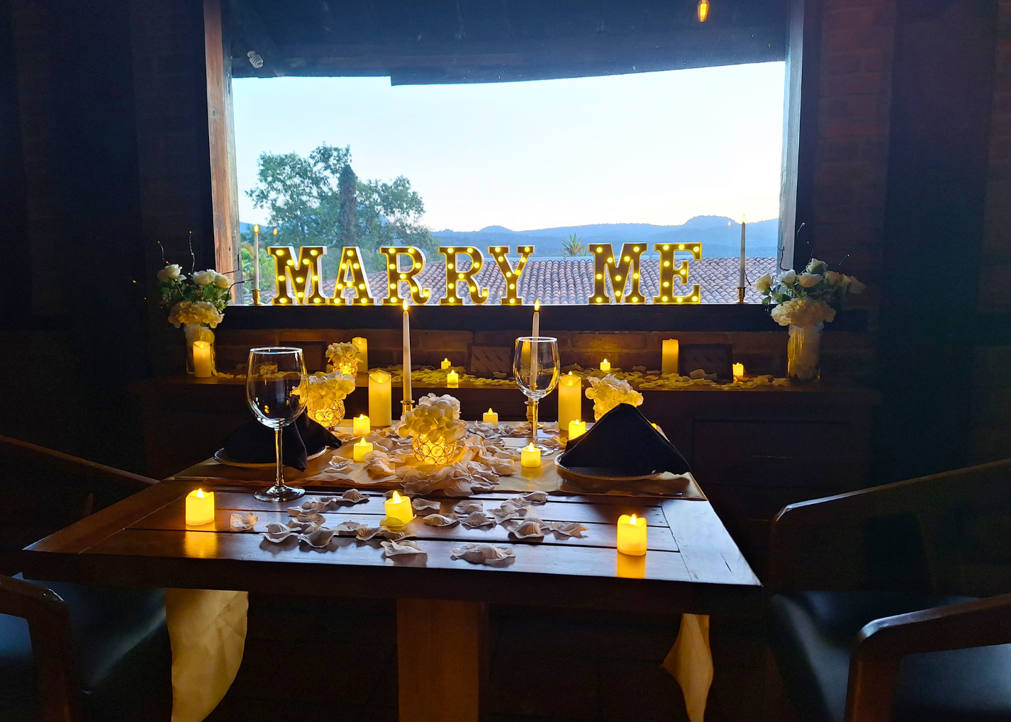 Cena romántica Orgánico