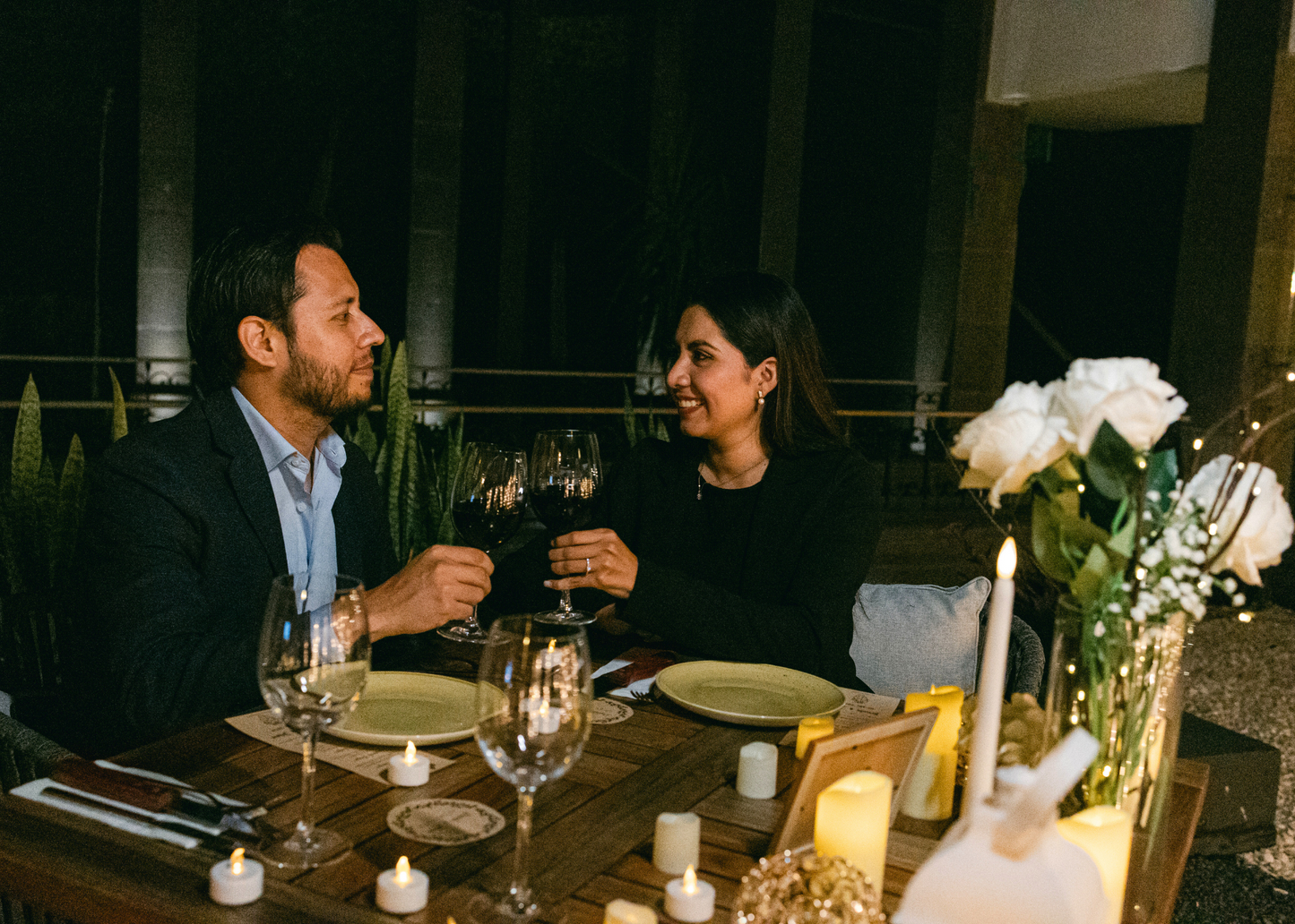 cena romantica en qro