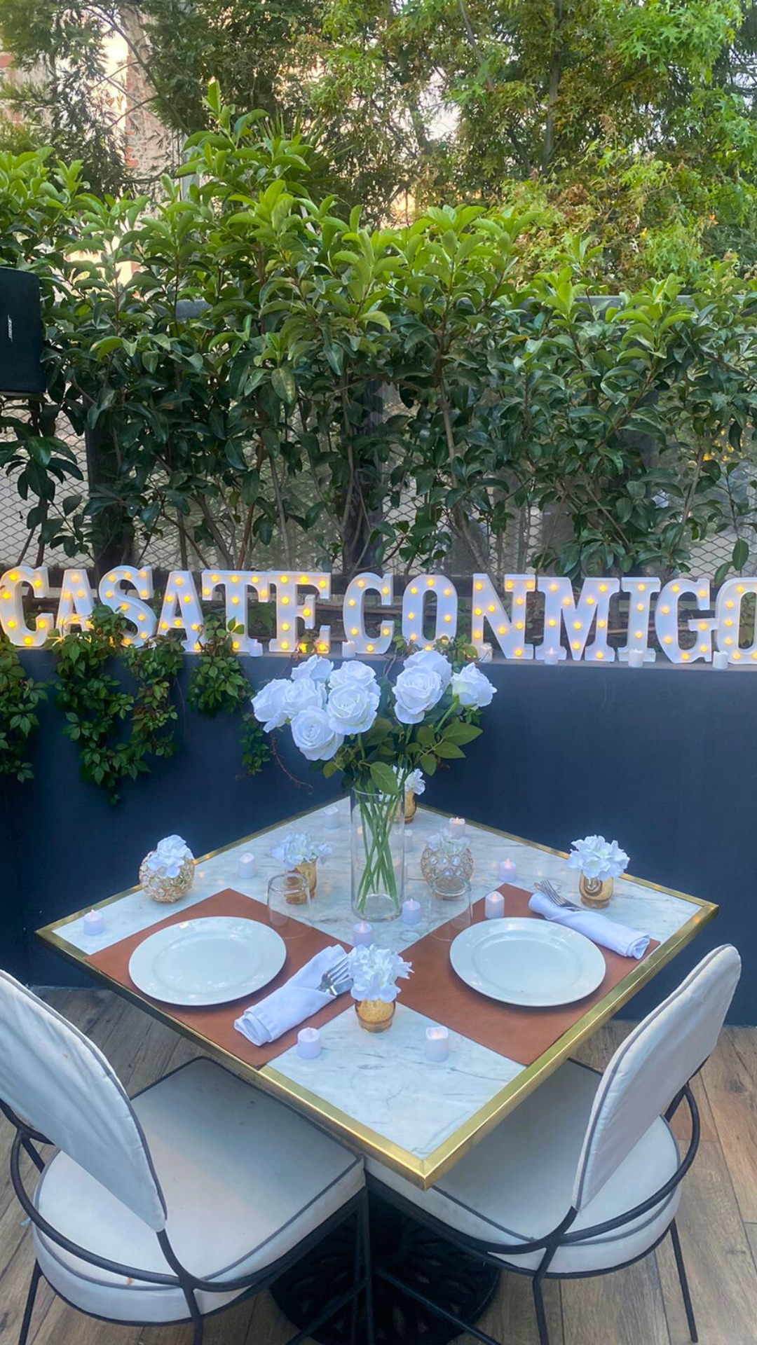 Cena romántica Arcos Querétaro