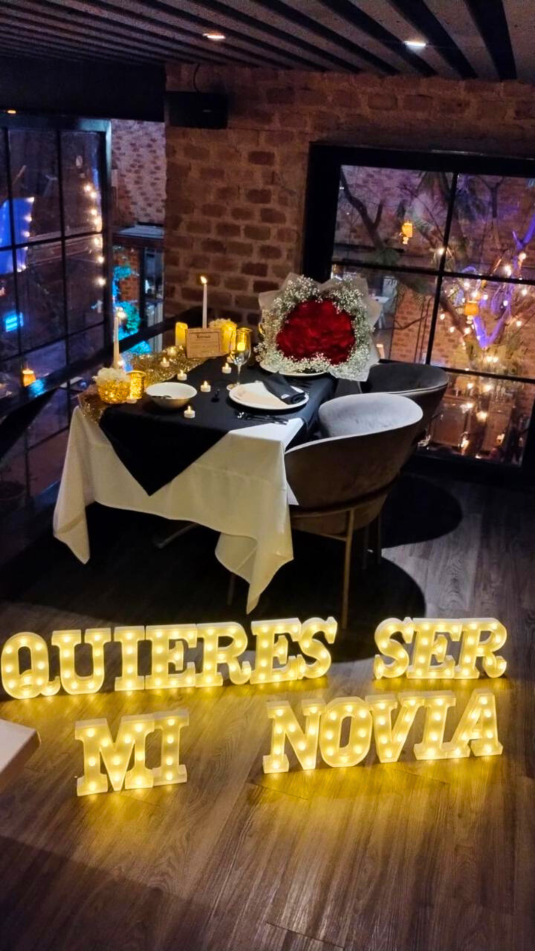 Cena romántica Orangerie León