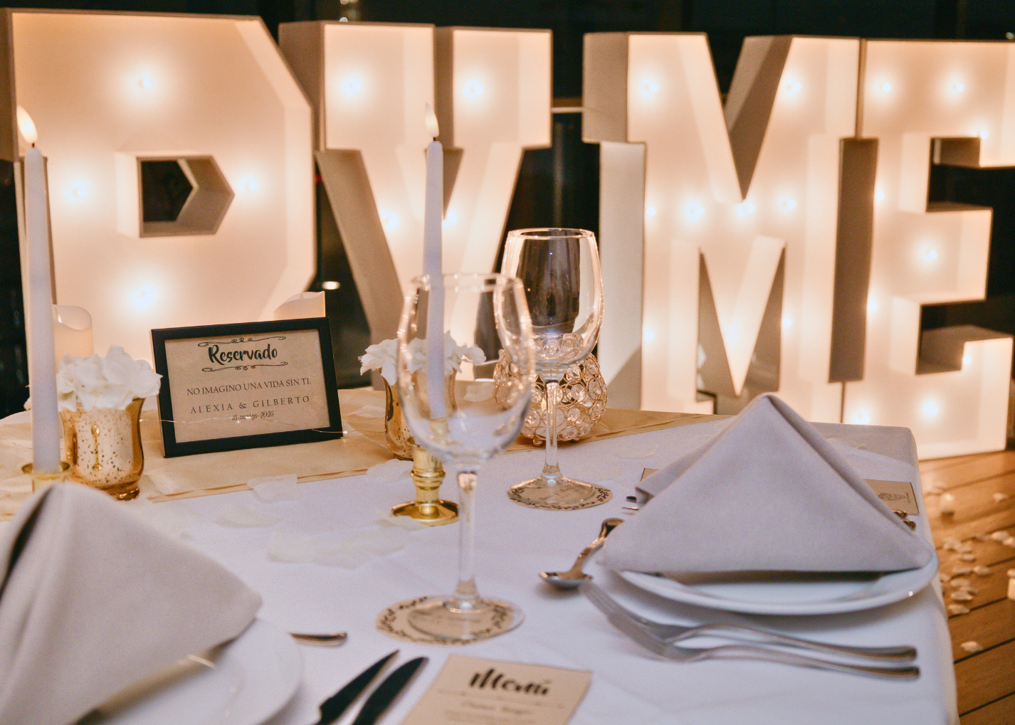 Cena privada Alturas CDMX