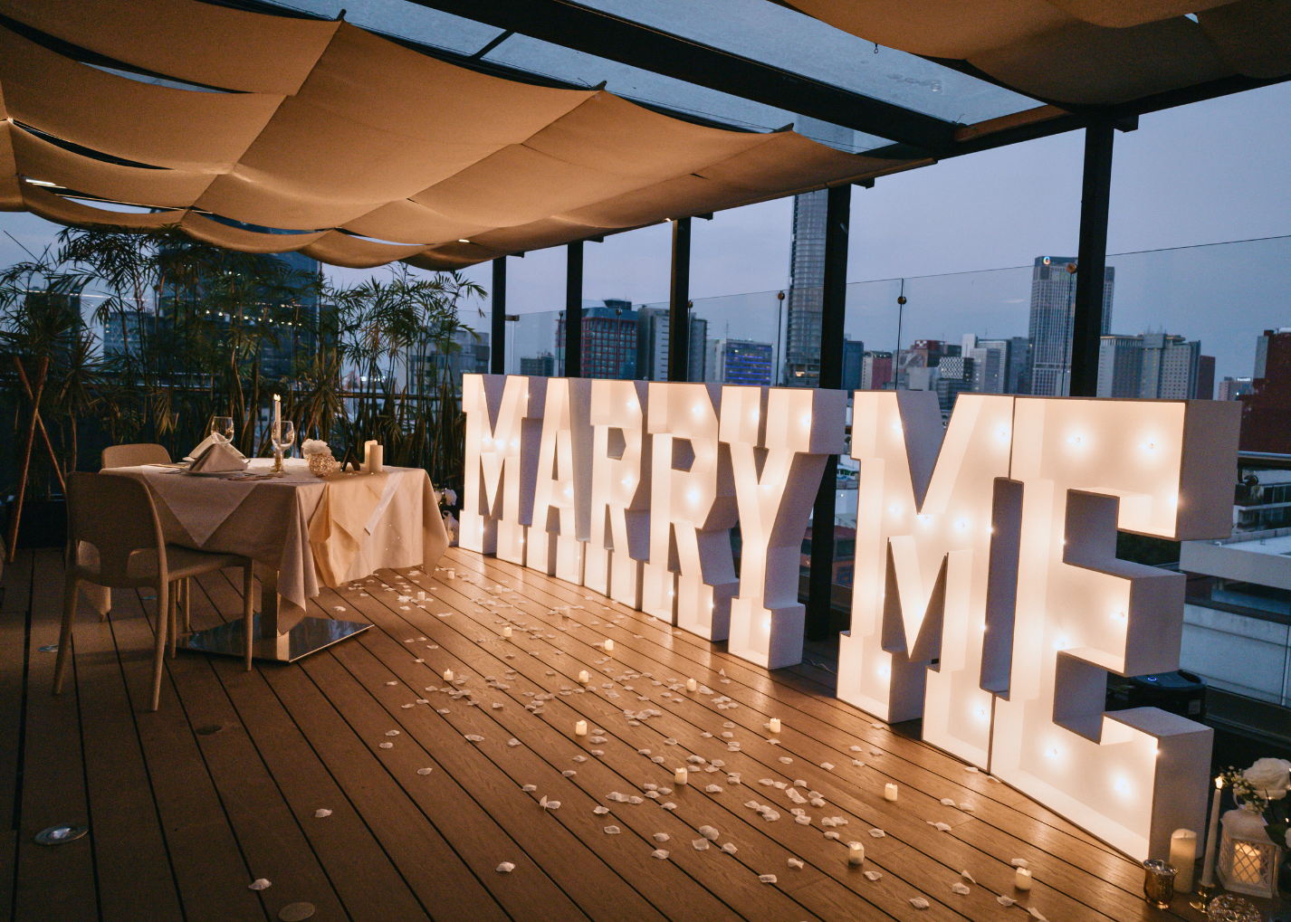 Cena privada Alturas CDMX