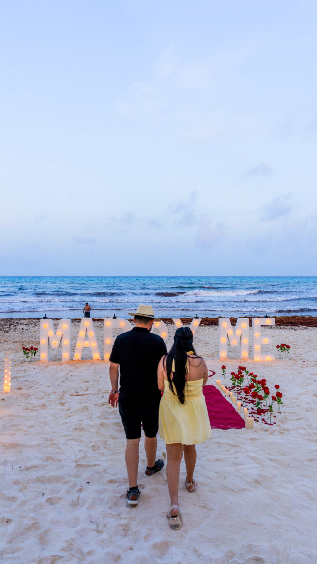 Cena romántica Playa Cancún