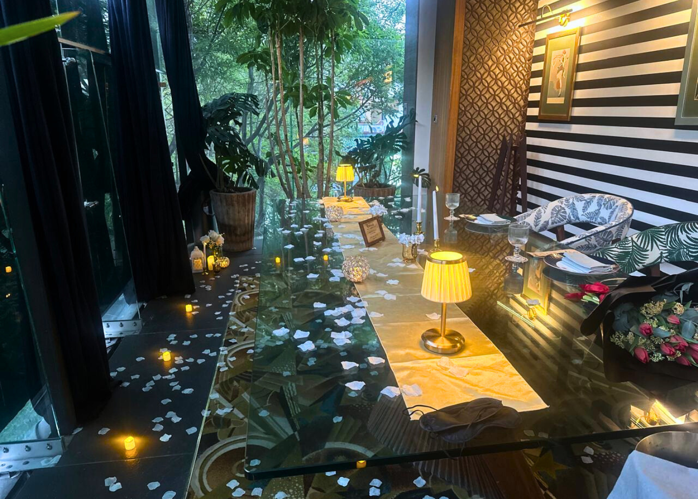 Cena privada Cristal CDMX