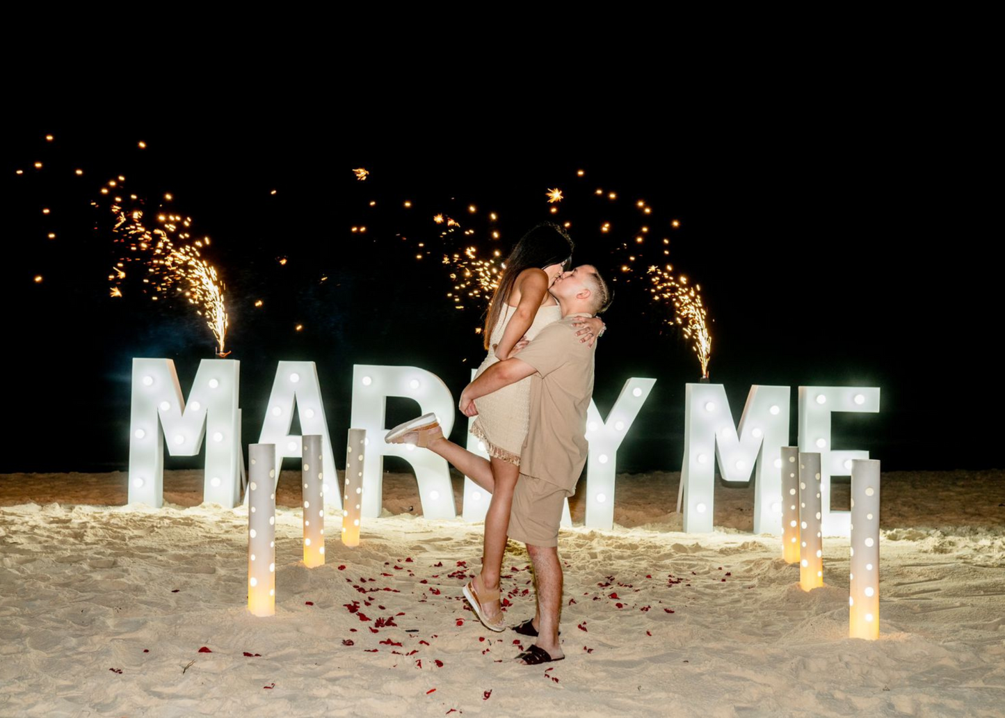 Cena romántica Playa Cancún