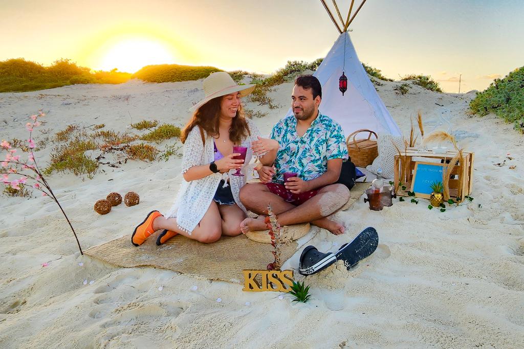 Picnic romantico Cancun