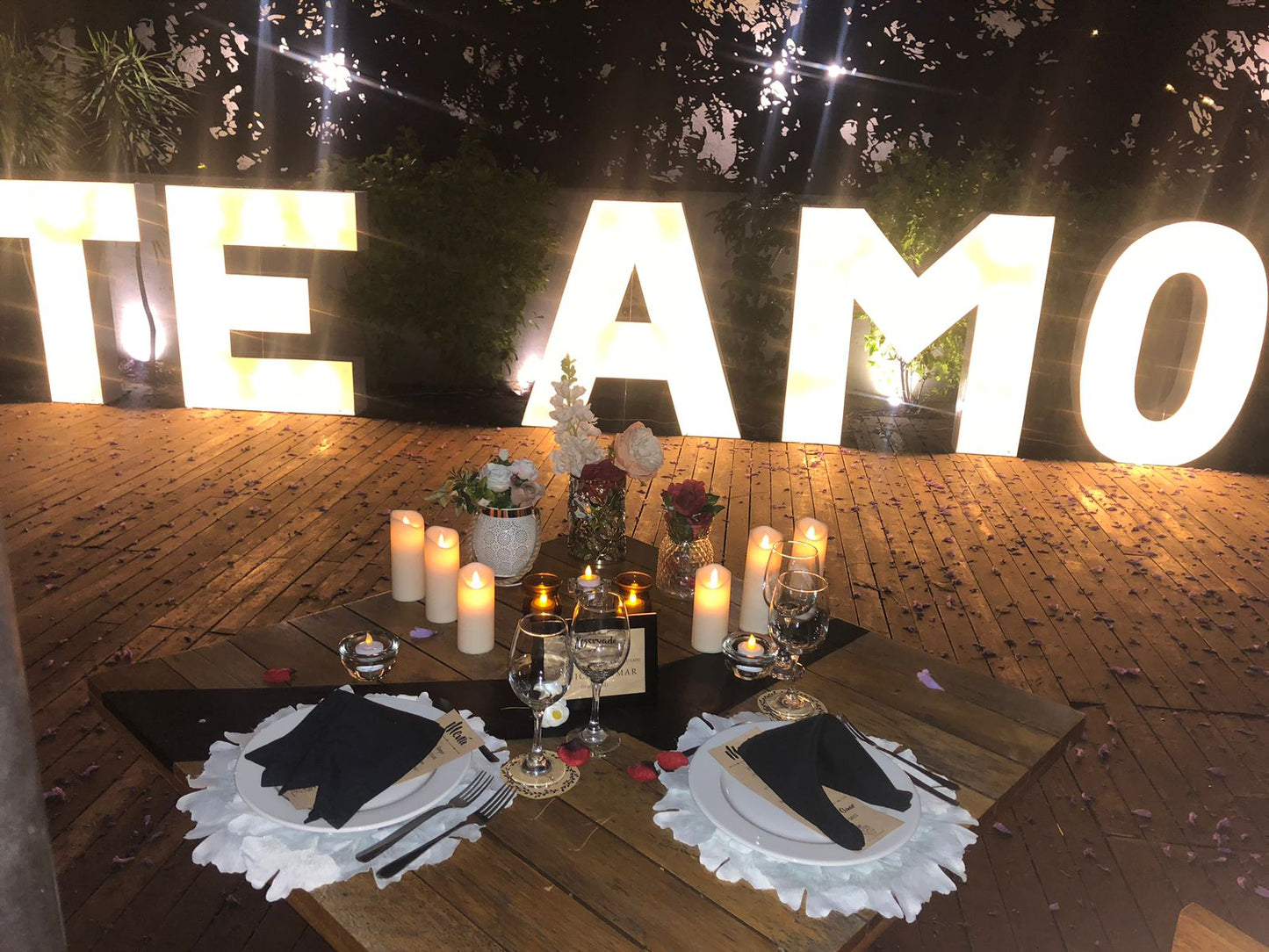 cena romantica queretaro