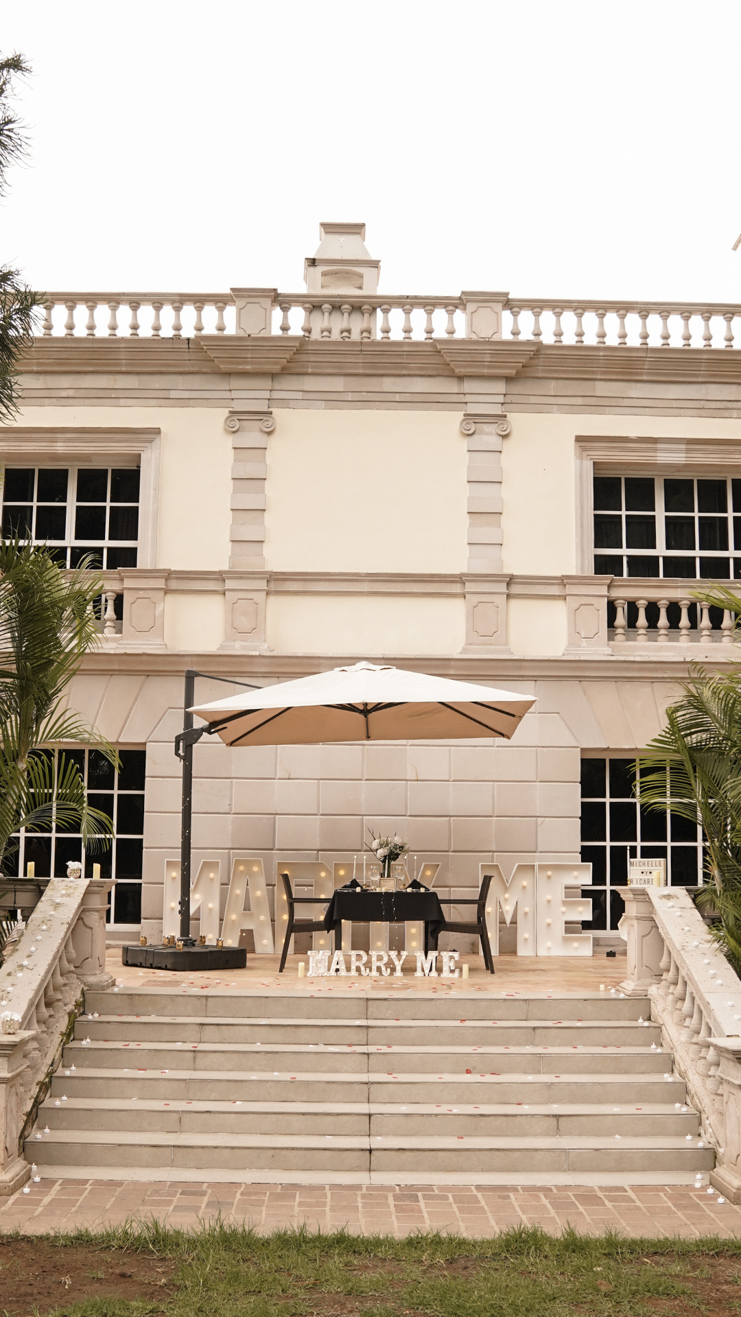 Cena privada Jardín Morelia