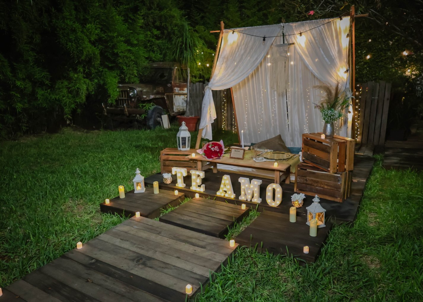 Cena privada Jardín Monterrey