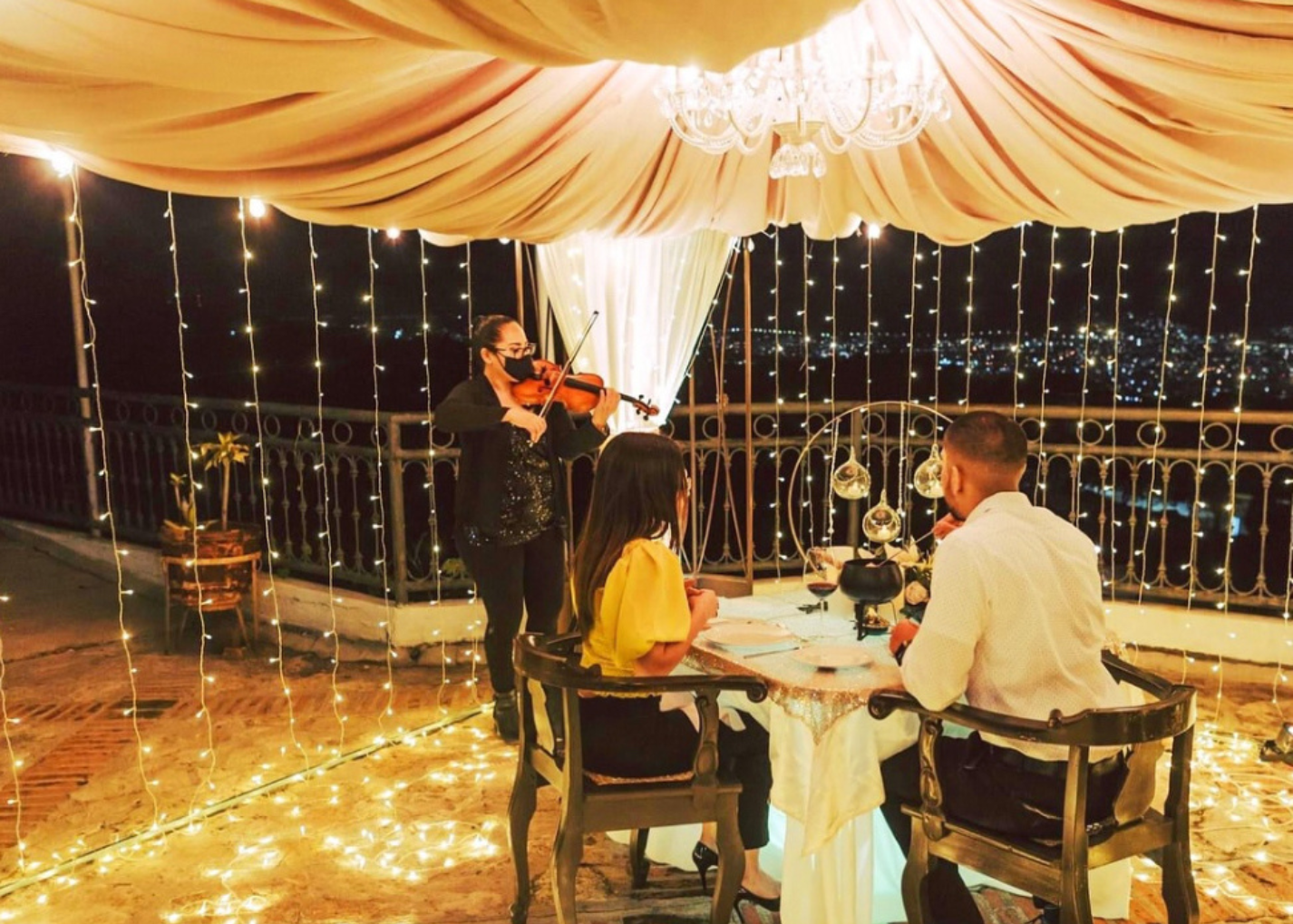 Cena privada Mirador Tuxtla