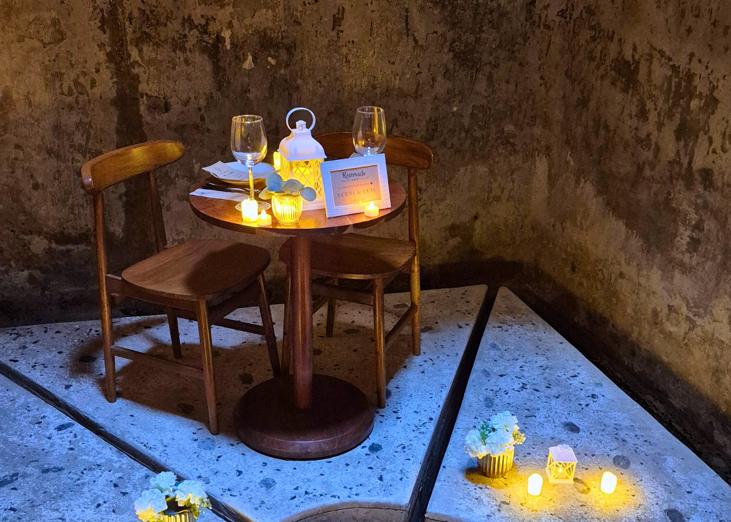 Cena privada en Pozo Mérida