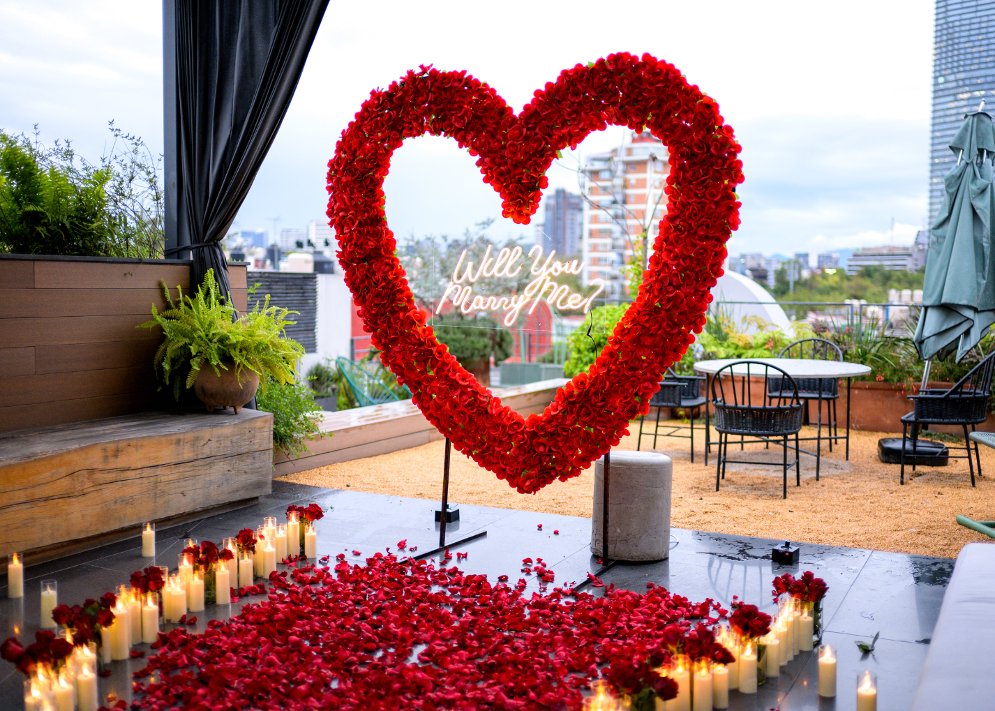 Brindis privado Roof Garden CDMX