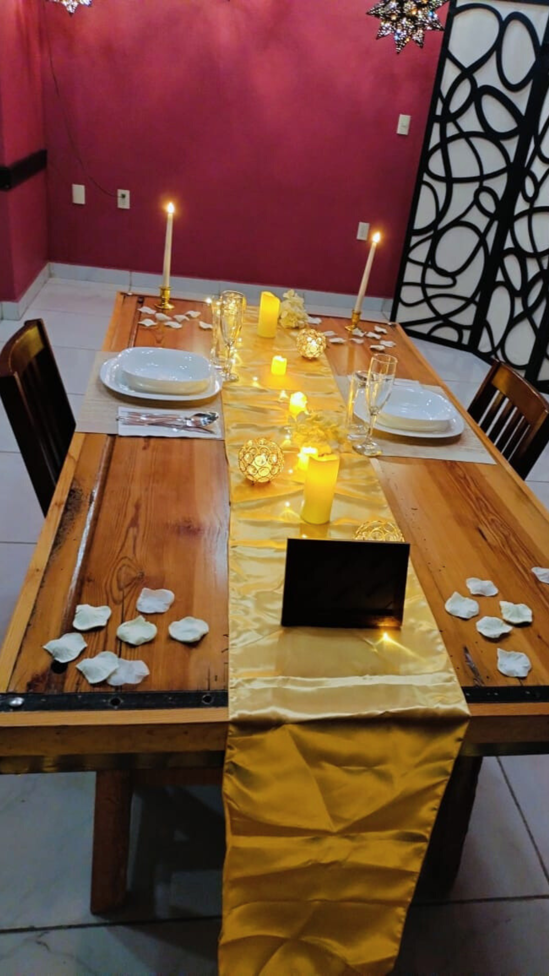 Cena privada Salón de las Candelas