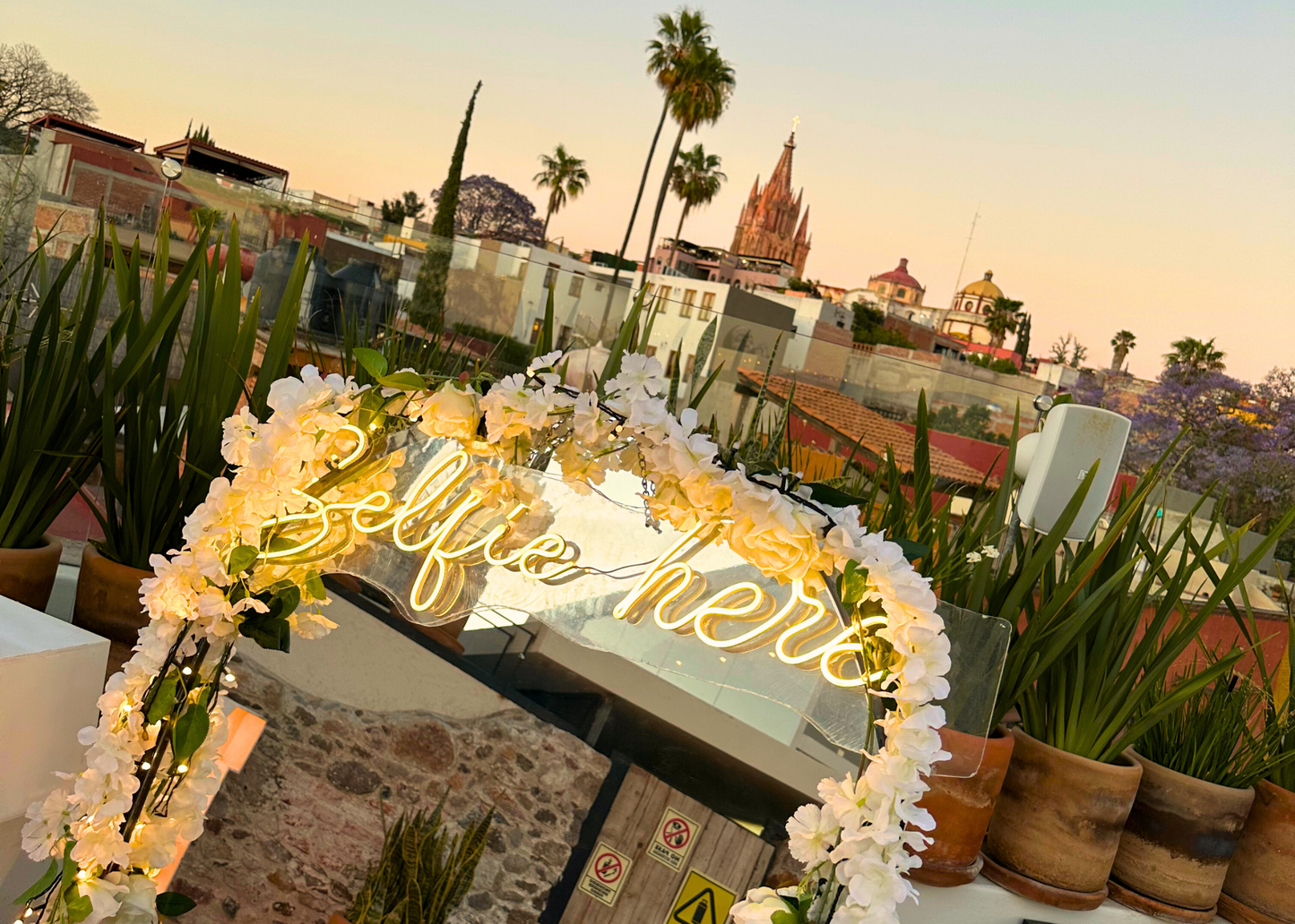 Cena romántica Terraza San Miguel de Allende