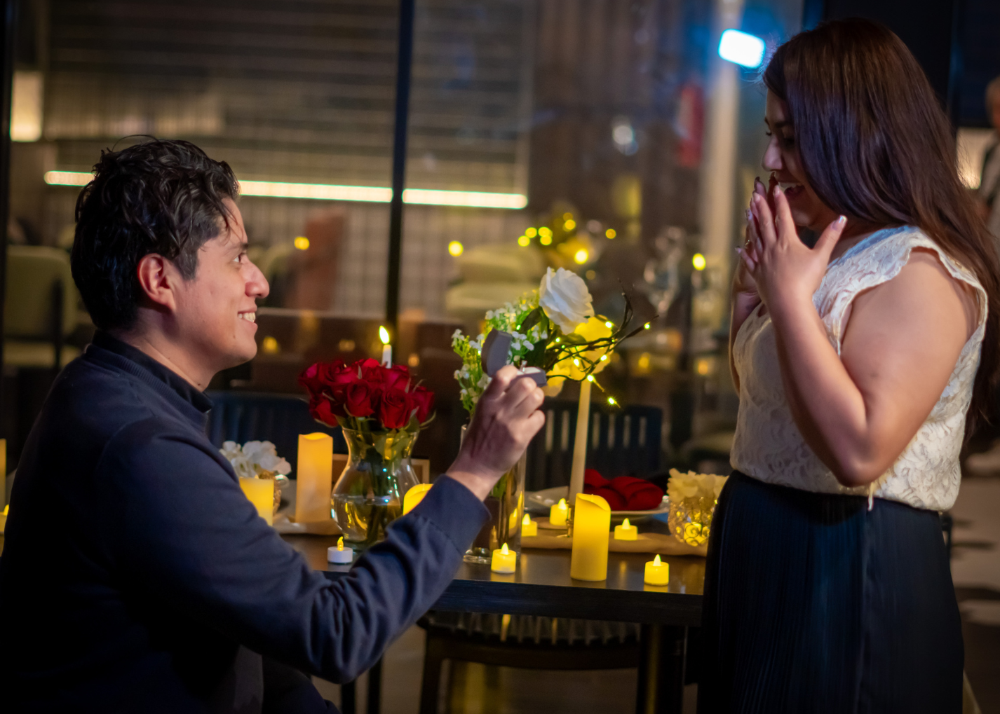 Cena romántica Terraza Puebla