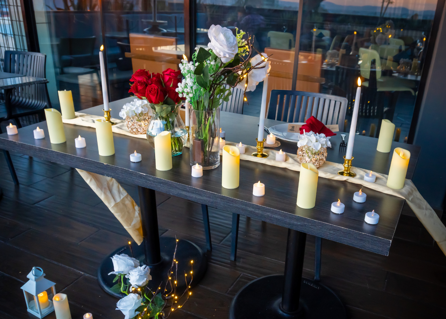 Cena romántica Terraza Puebla