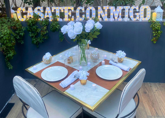 Cena romántica Arcos Querétaro