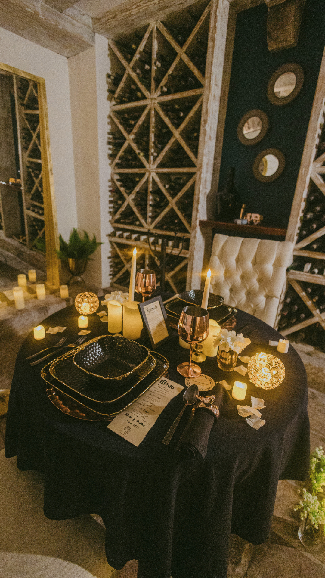 Cena privada subterránea Querétaro