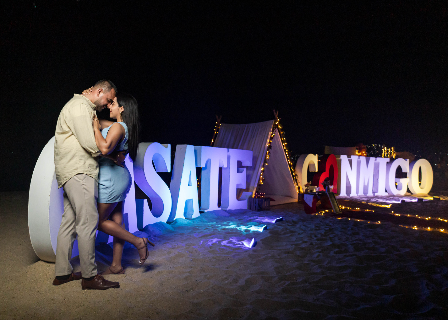 Teepee en playa Acapulco