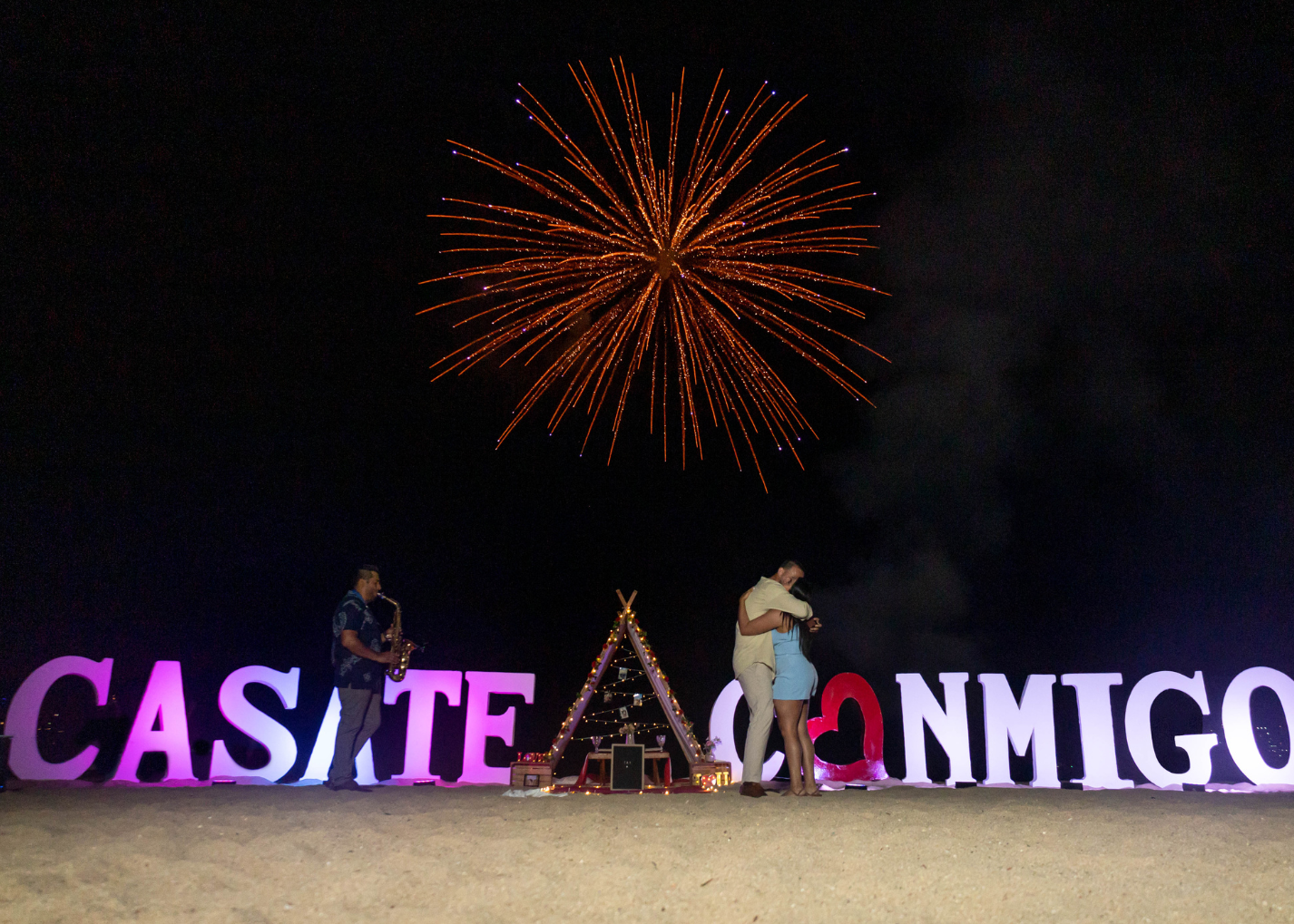 Teepee en playa Acapulco