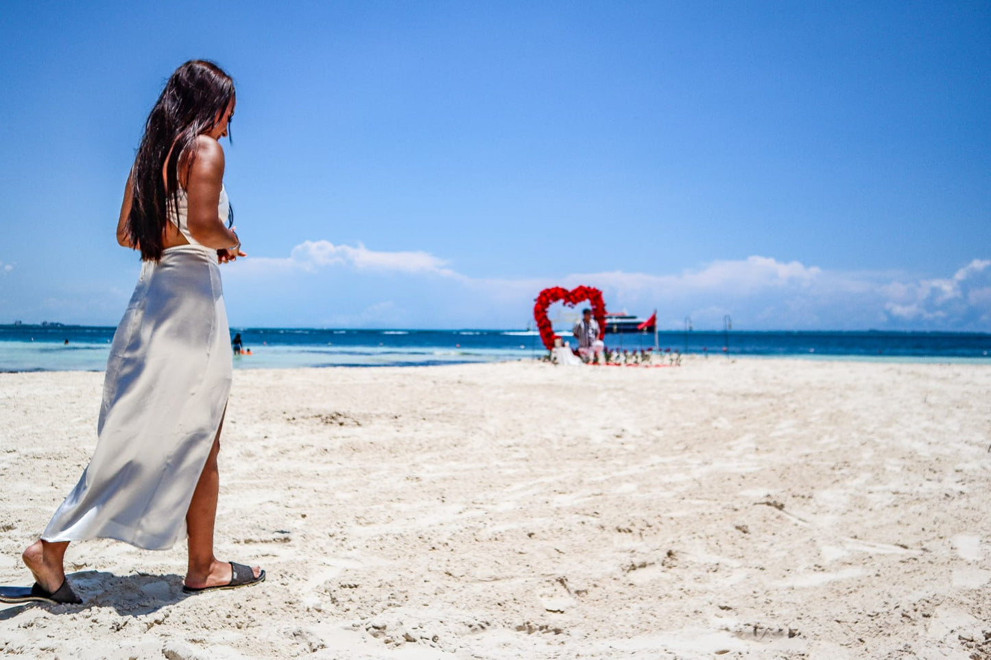 Propuesta en playa de Cancún