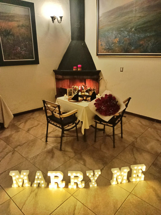 cena romantica privada Qro