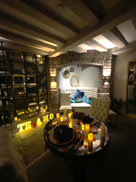 Cena romántica subterránea Querétaro
