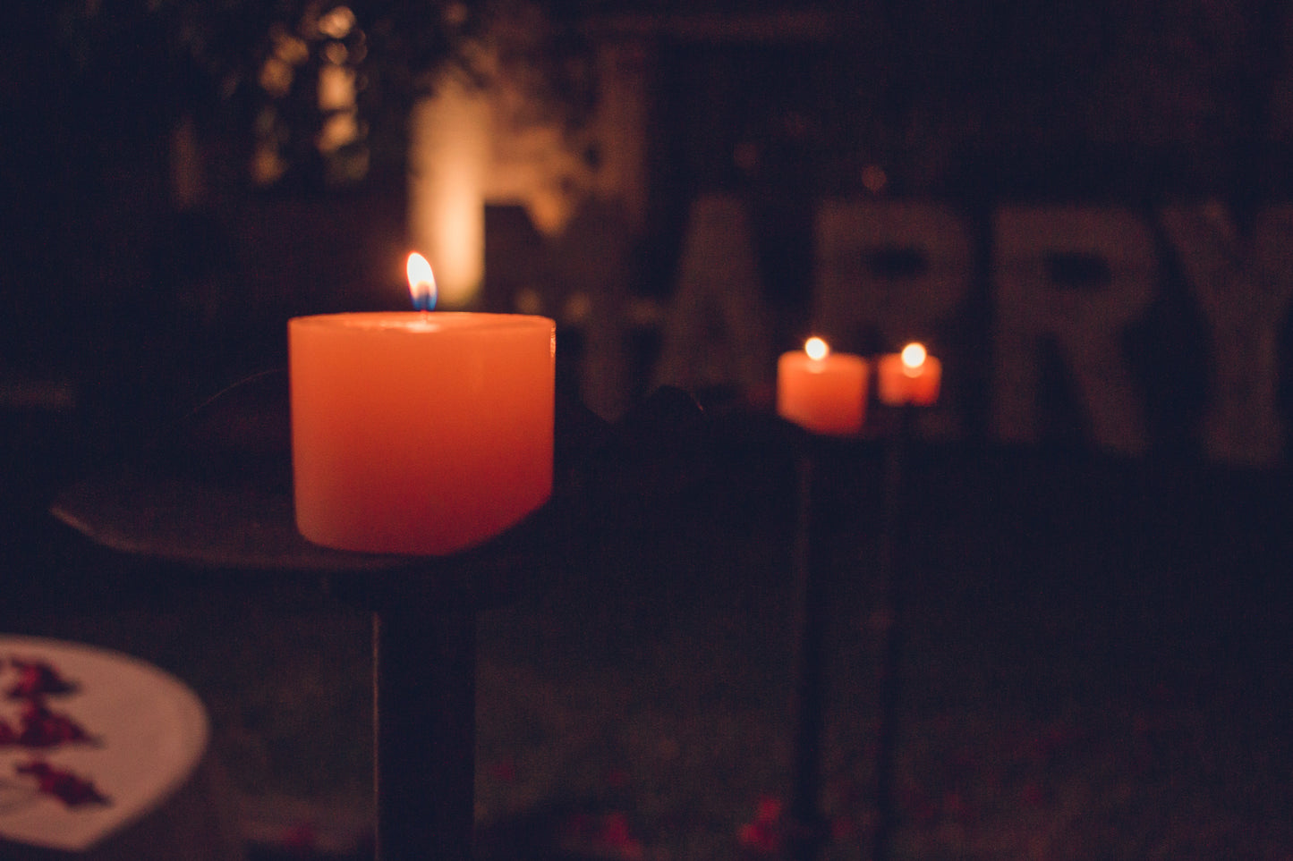 Cena romántica en jardín Guadalajara