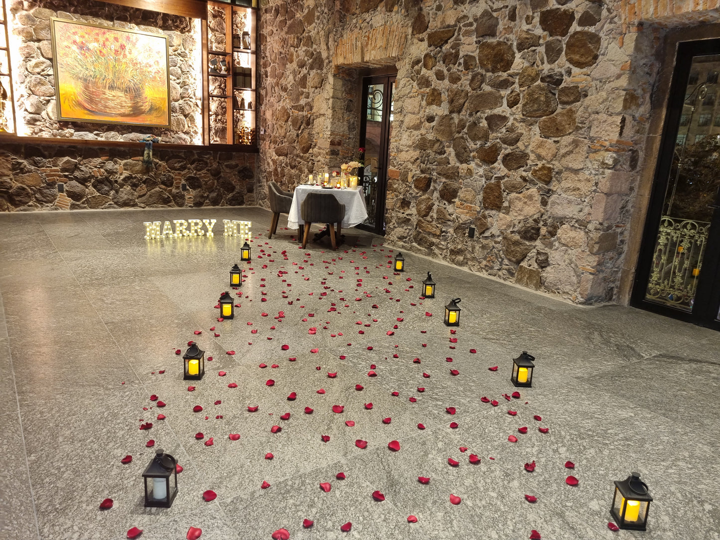 cena romantica SLP