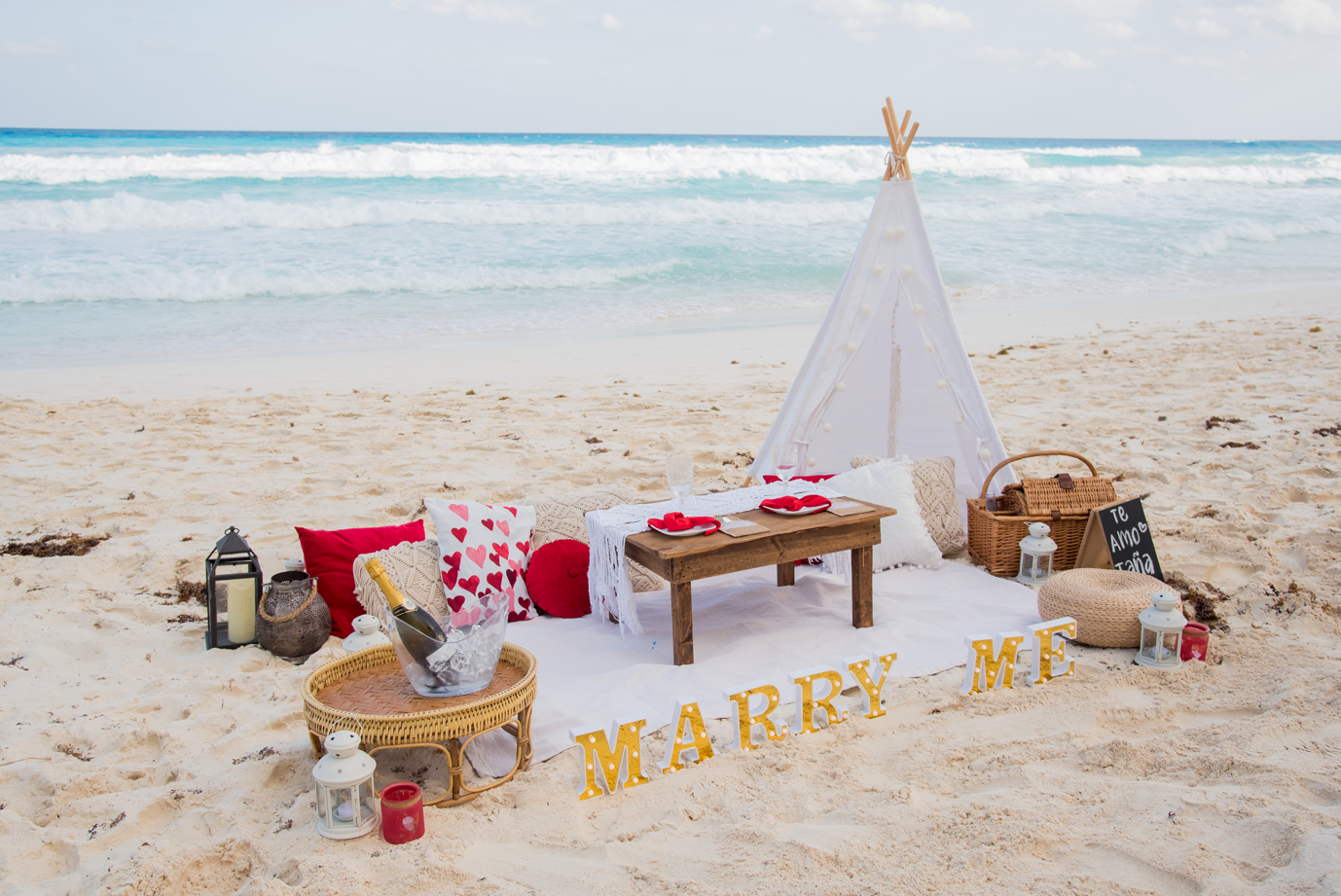 Picnic en la playa - Cancún