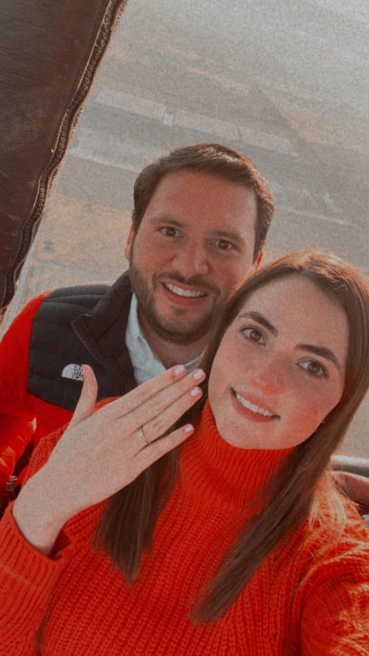 Pedida de mano en globo aerostático Qro