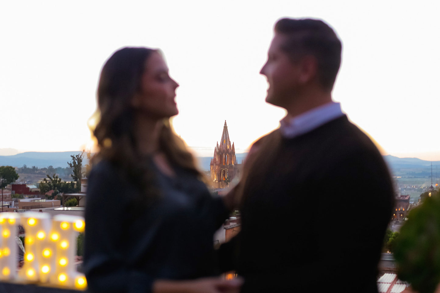 Pedida de matrimonio en San Miguel de Allende