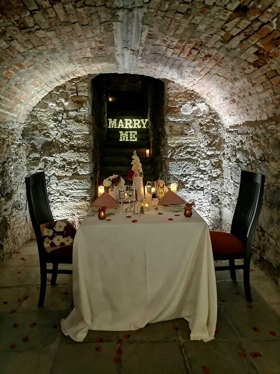 Cena romántica Tunel Guanajuato