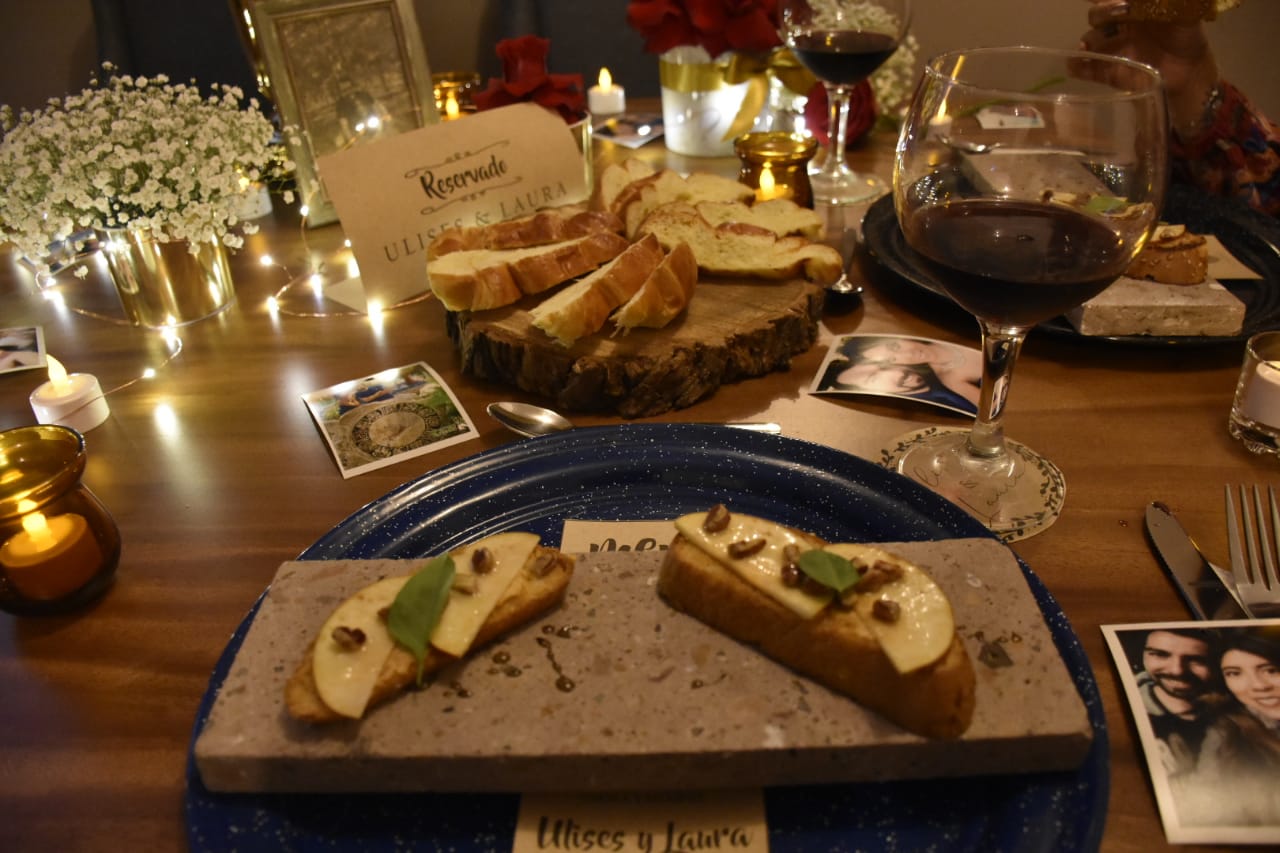 Cena romántica en casa en León Gto