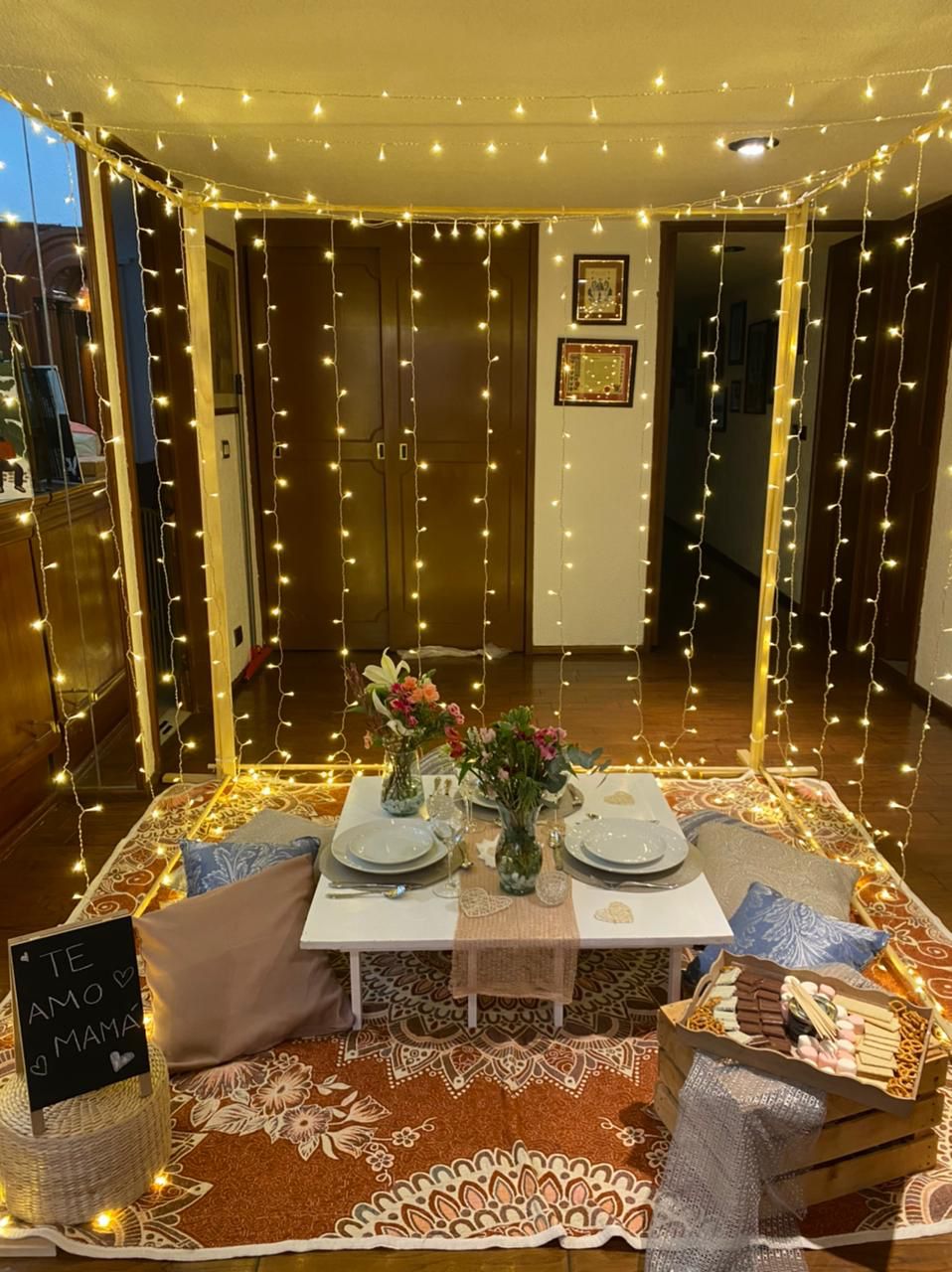 Cena romántica en casa