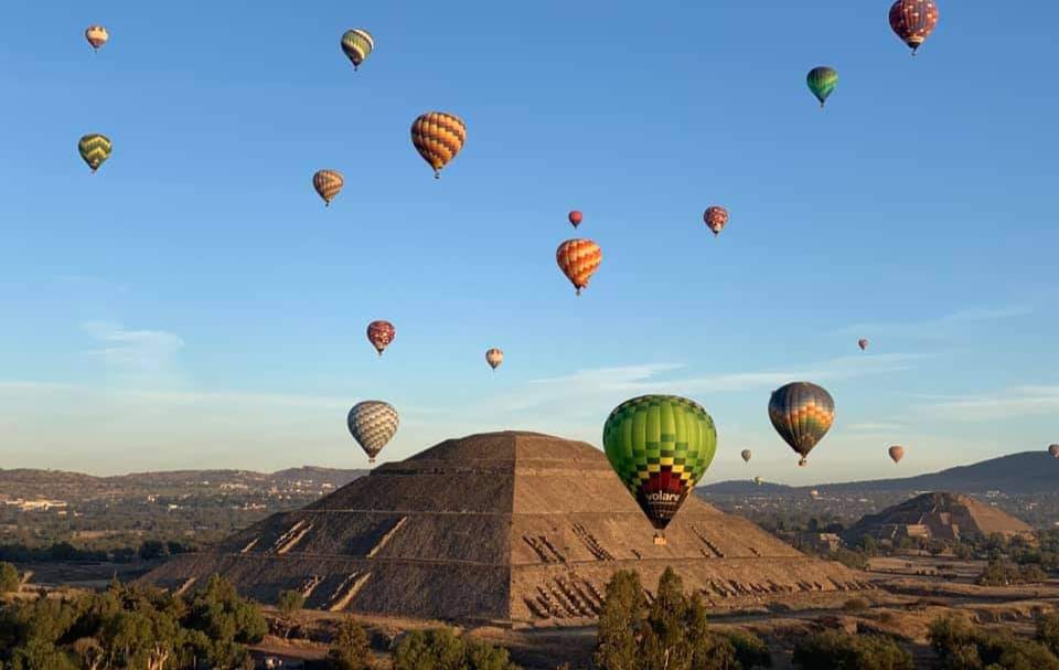 Vuelo en globo Teotihuacán para parejas