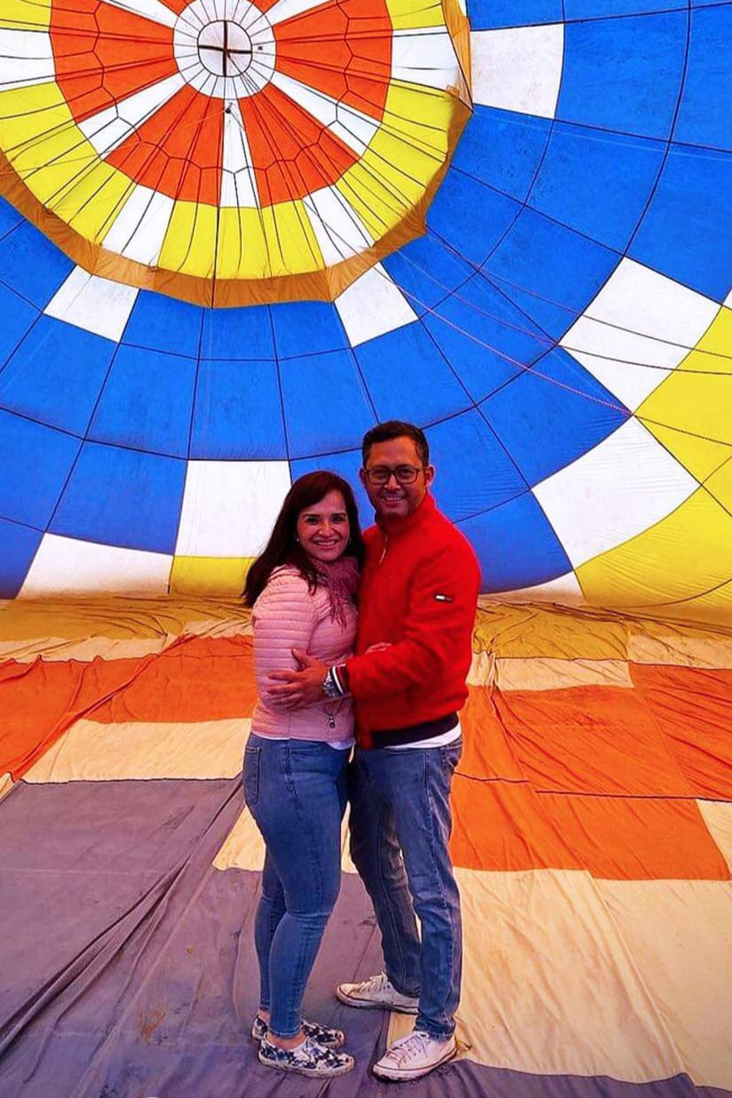 Vuelo en globo Teotihuacán para parejas