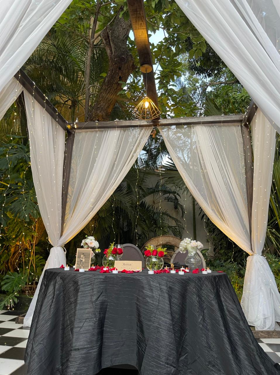 Cena romántica al aire libre - Guadalajara