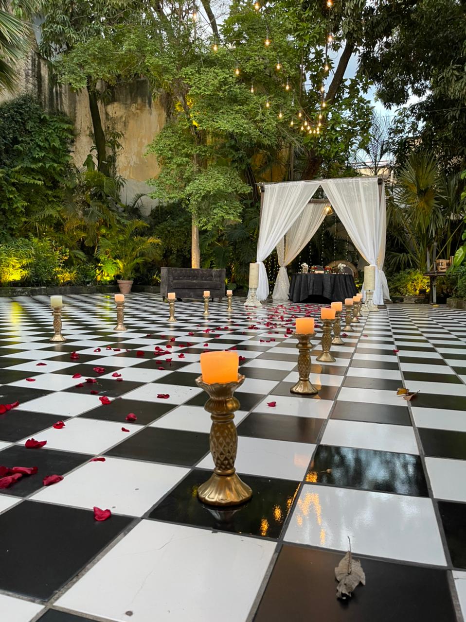 Cena romántica al aire libre - Guadalajara